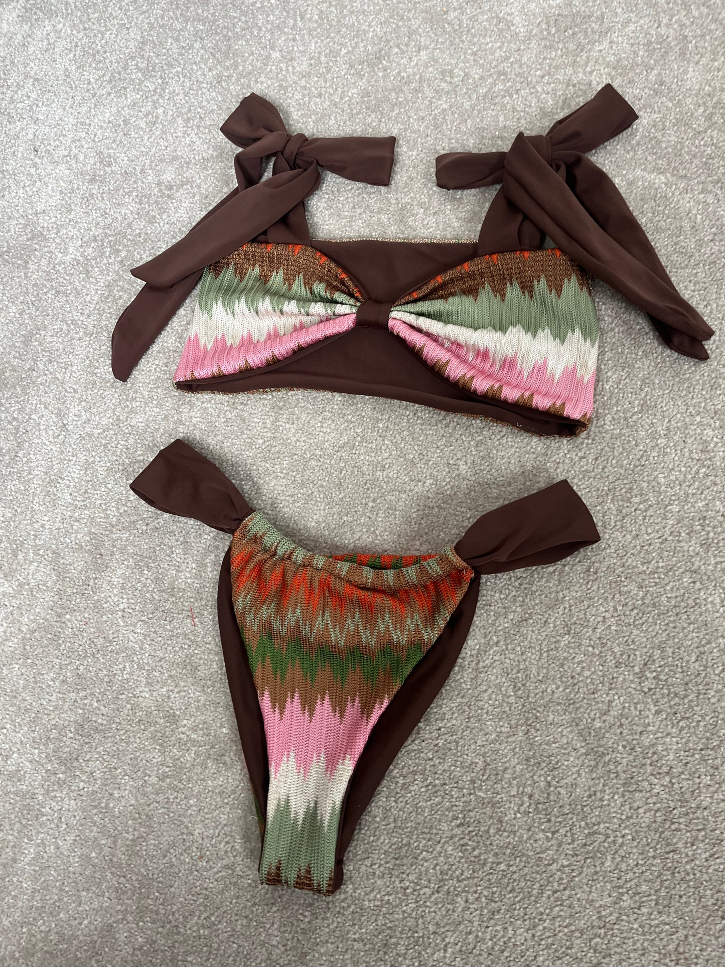 CROCHET TIE UP BANDEAU