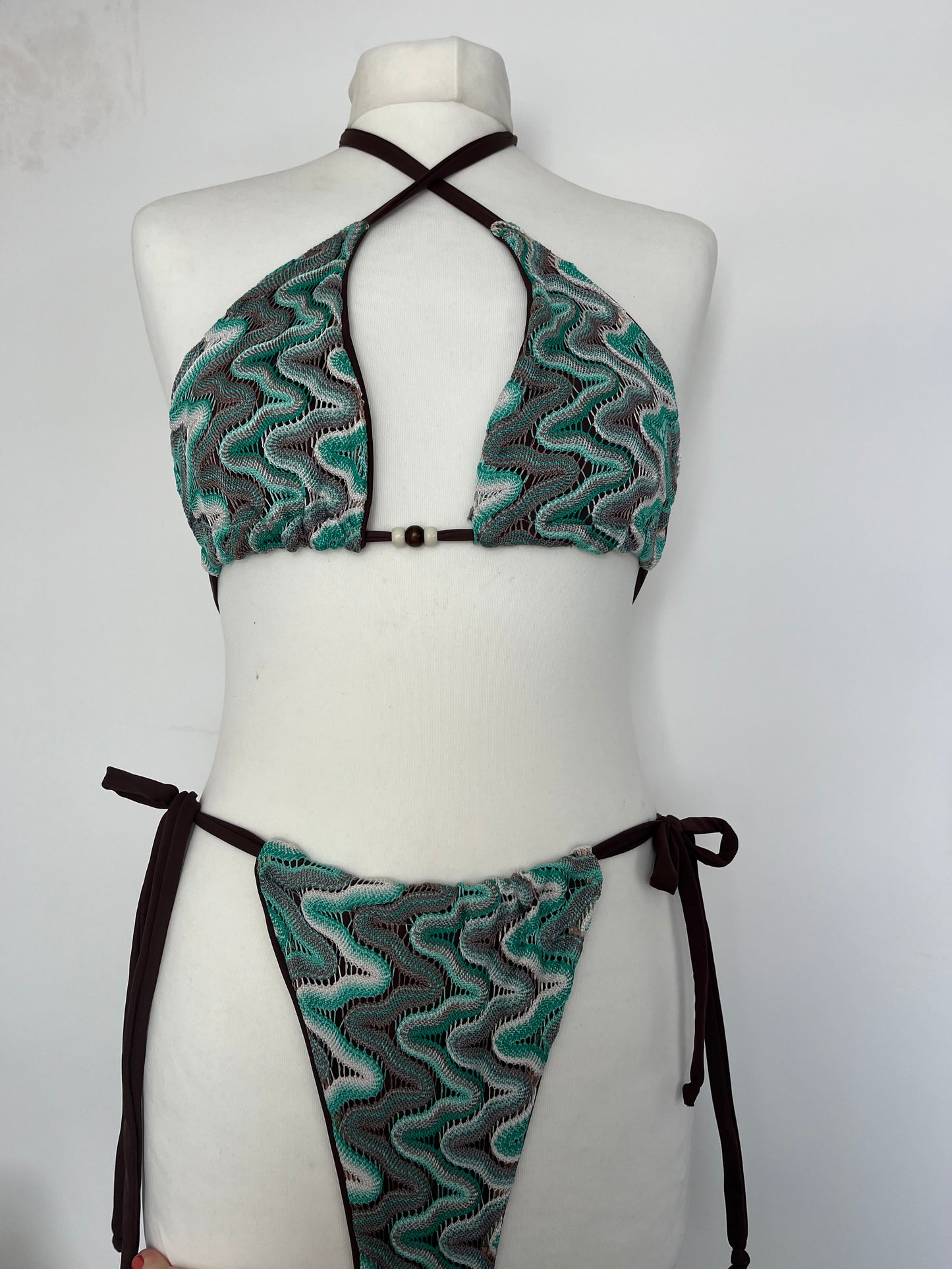 Crochet bikini triangle set