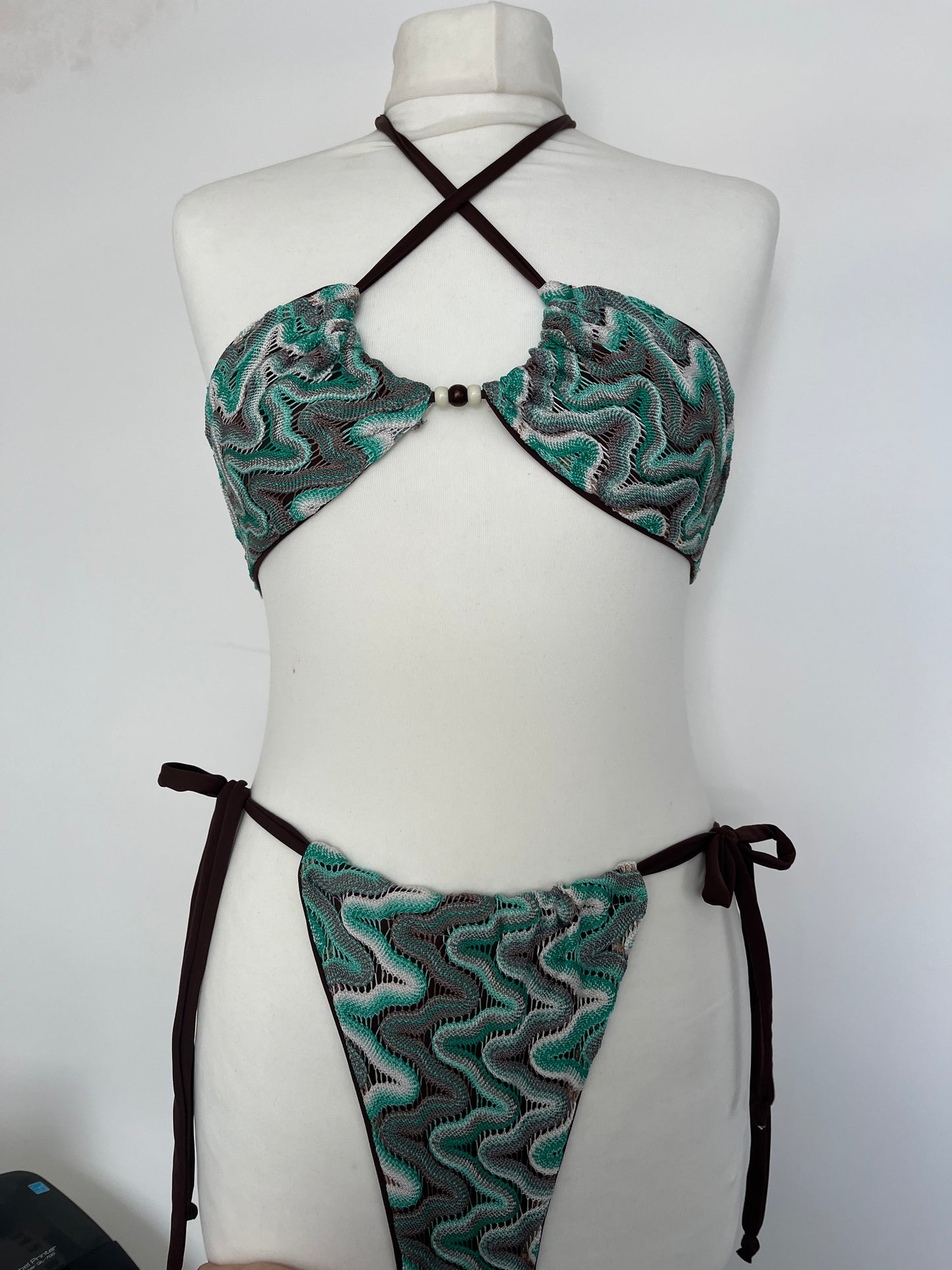 Crochet bikini triangle set