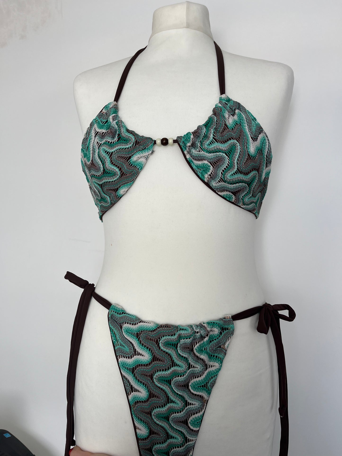 Crochet bikini triangle set
