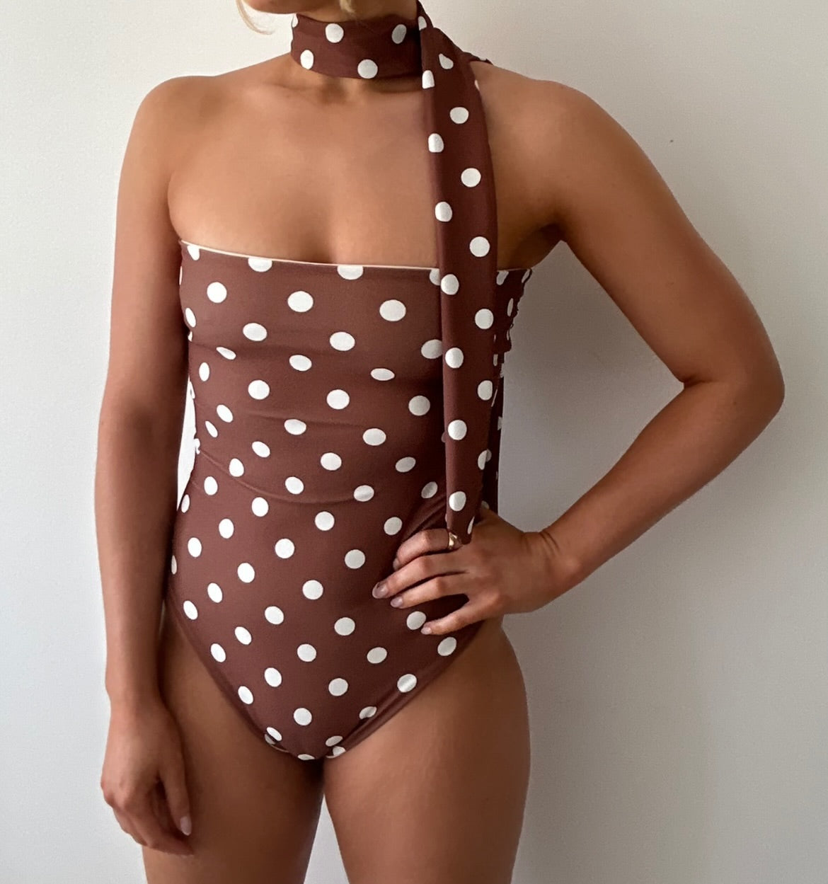 EMME Swimsuit with Neck Tie
