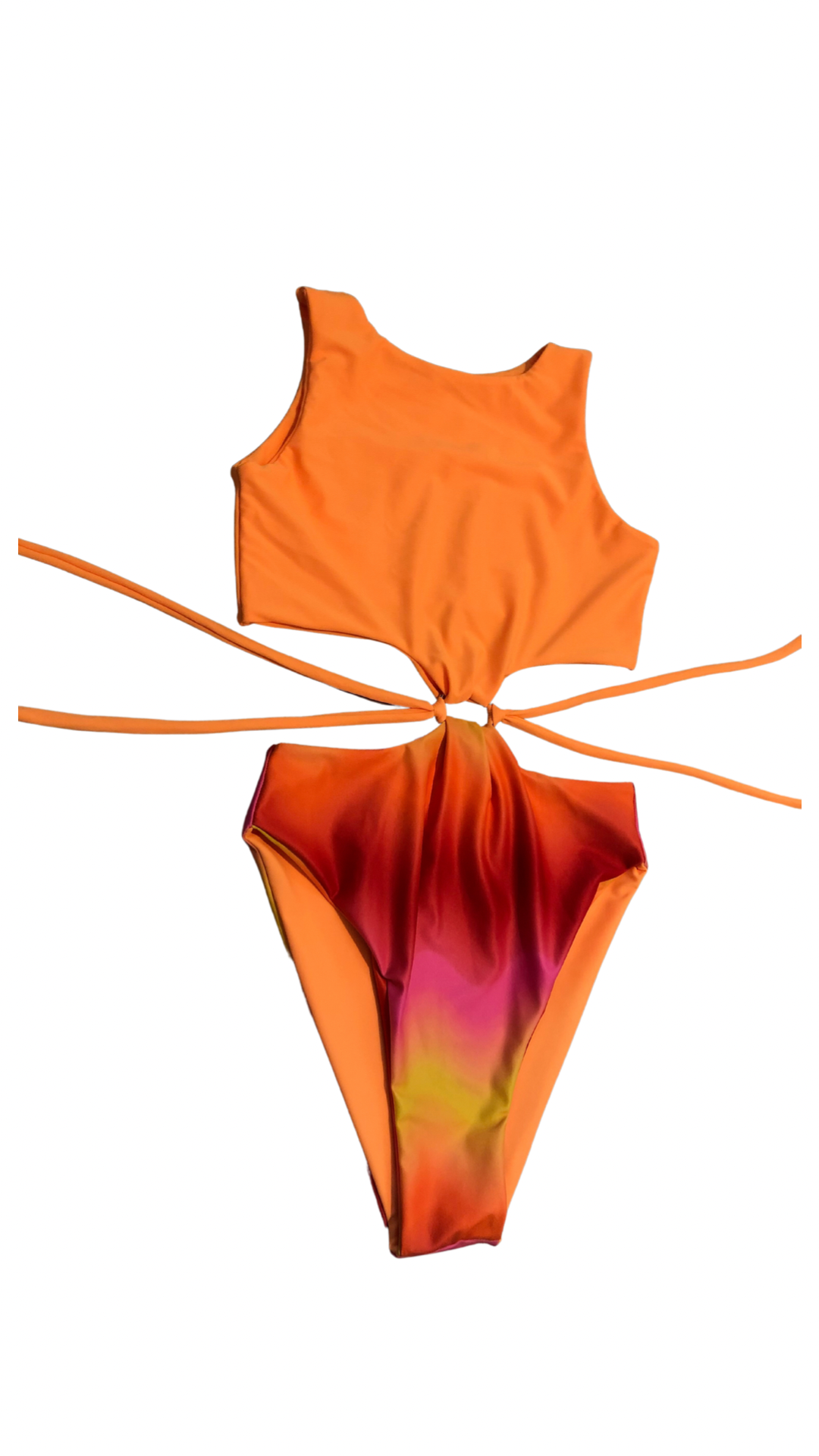 TUTTI FRUTI OMBRÉ RING SWIMSUIT