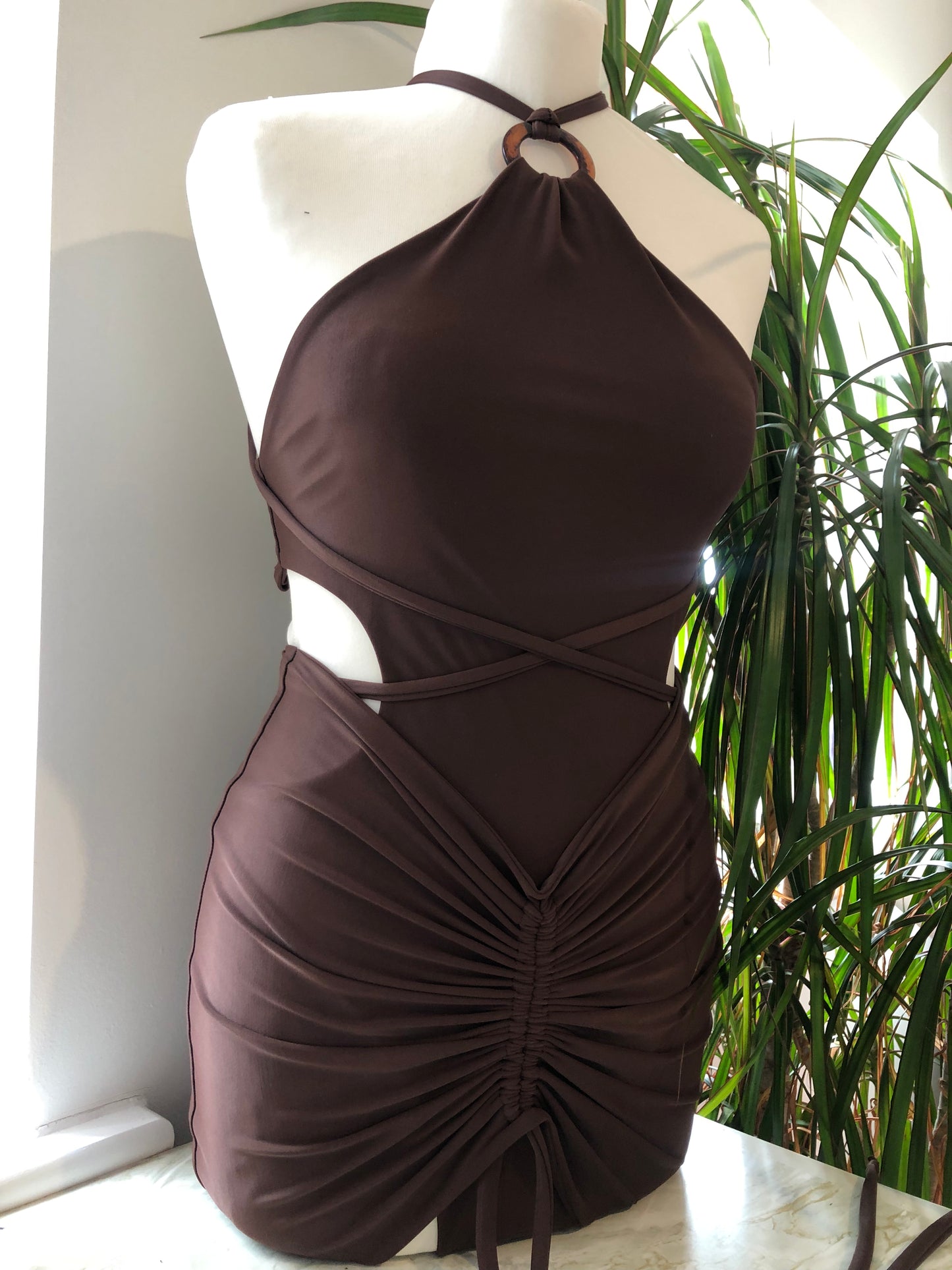 Cut out ring swimsuit