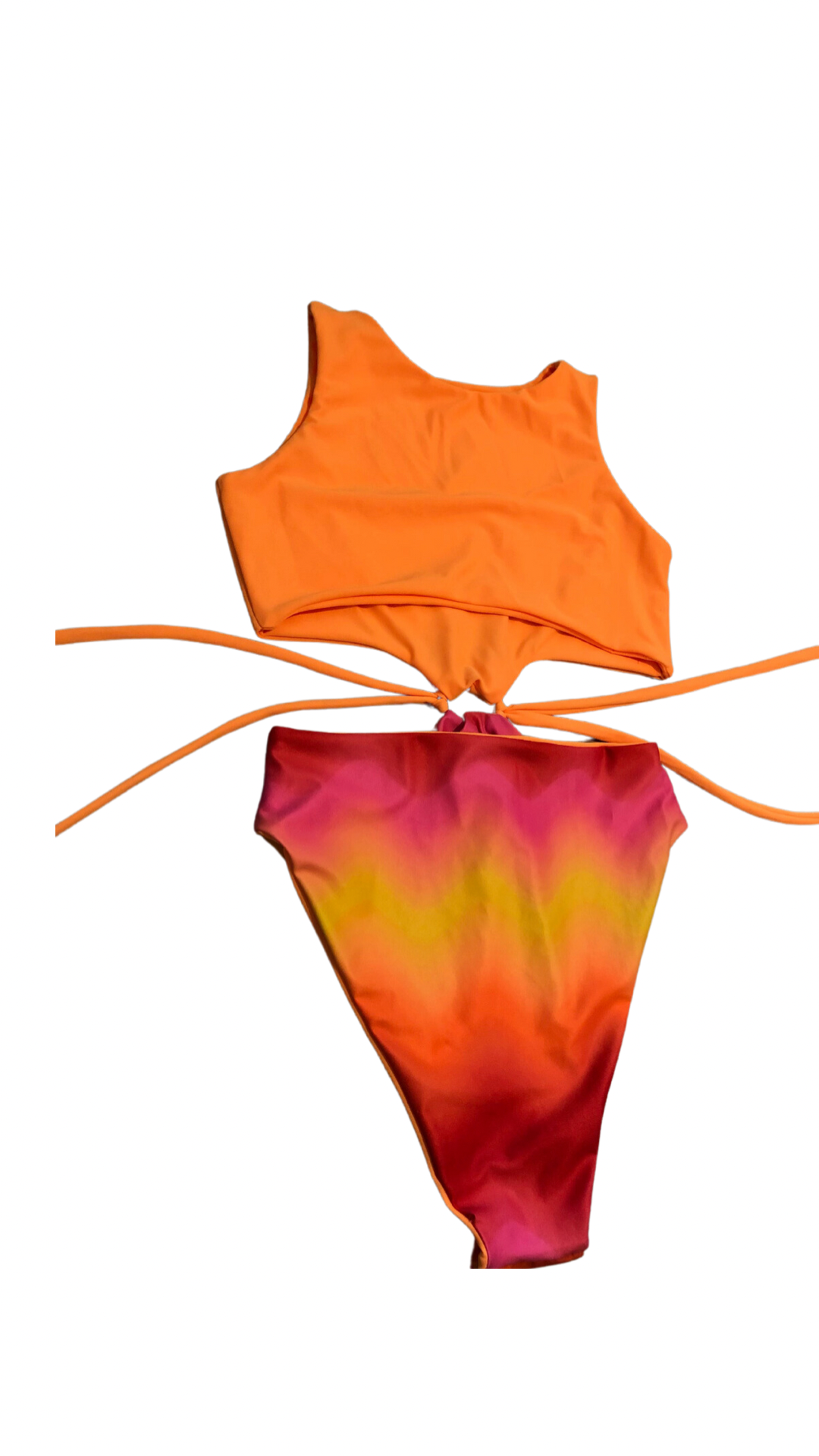 TUTTI FRUTI OMBRÉ RING SWIMSUIT