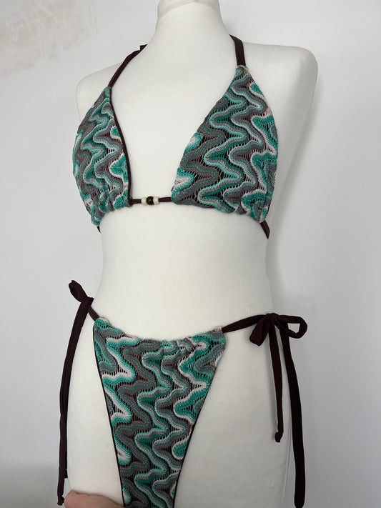 Crochet bikini triangle set