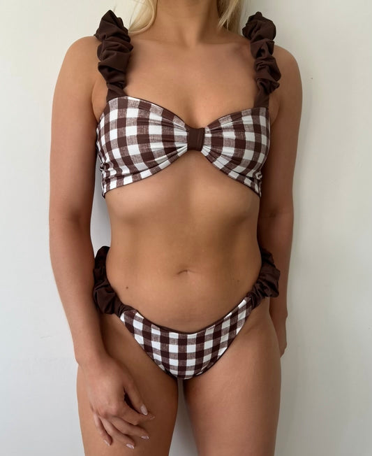 Ruched bandeau Bikini