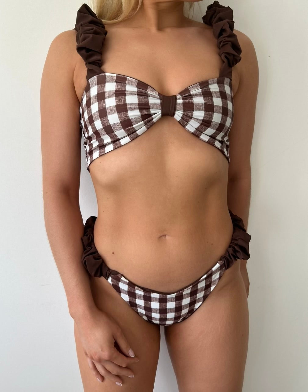 Ruched bandeau Bikini