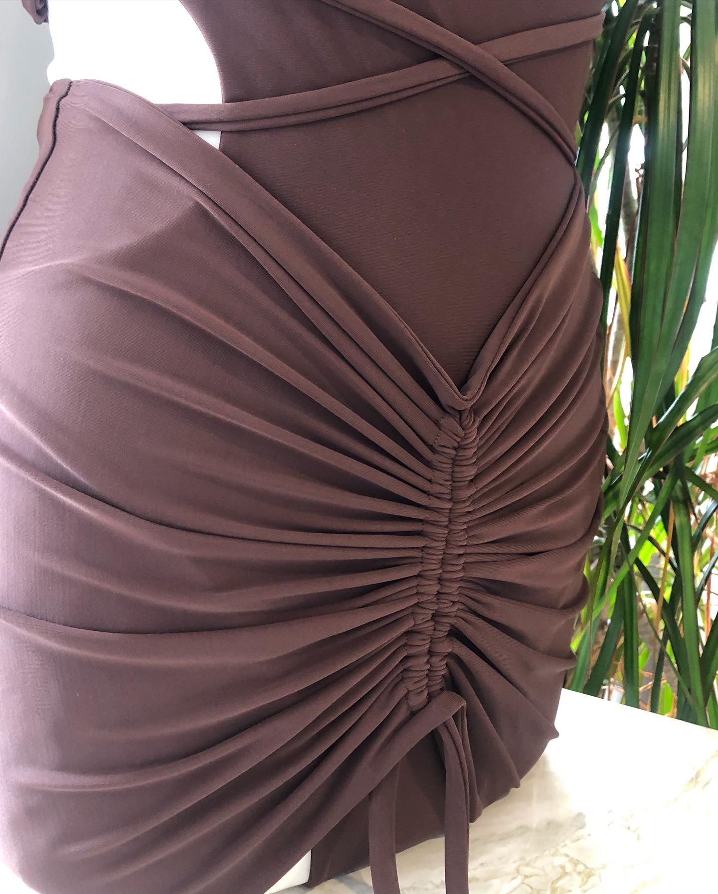 Ruched middle skirt
